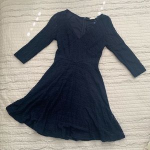 Navy lace dress